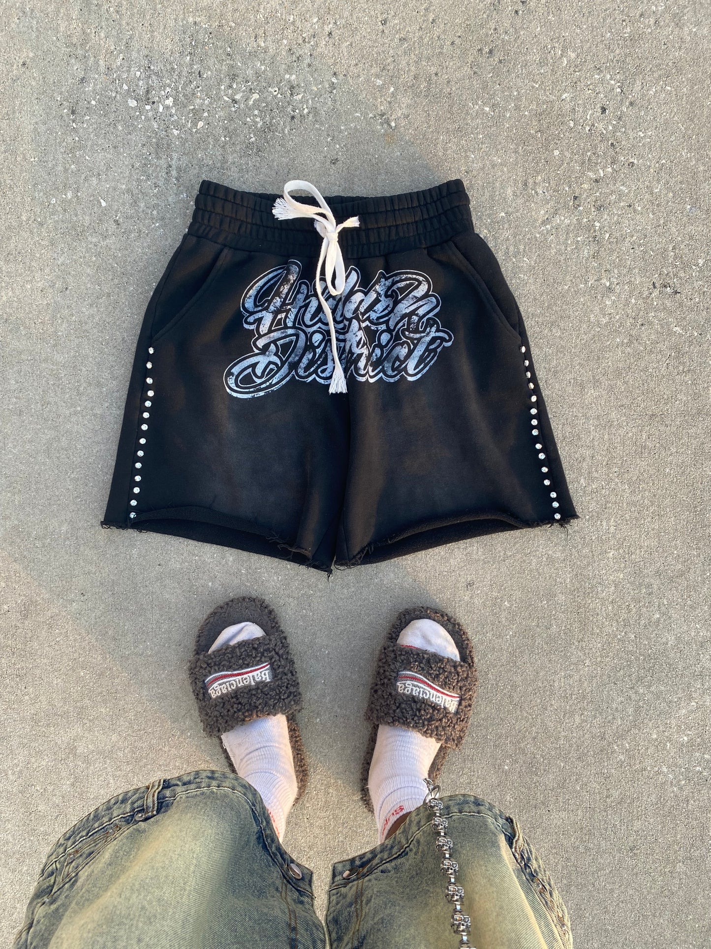 Rhinestone shorts