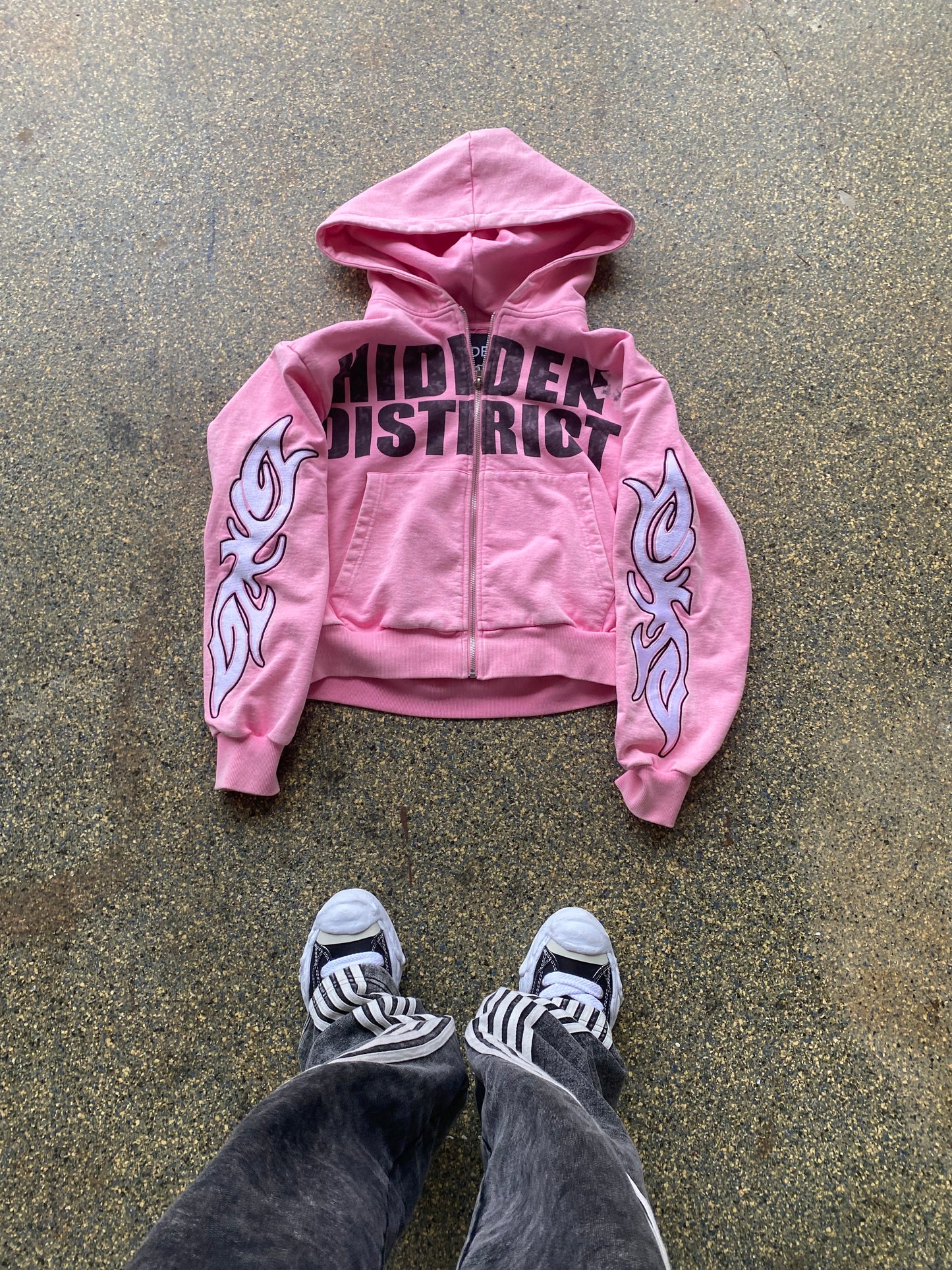 “Pink” hidden district zip up