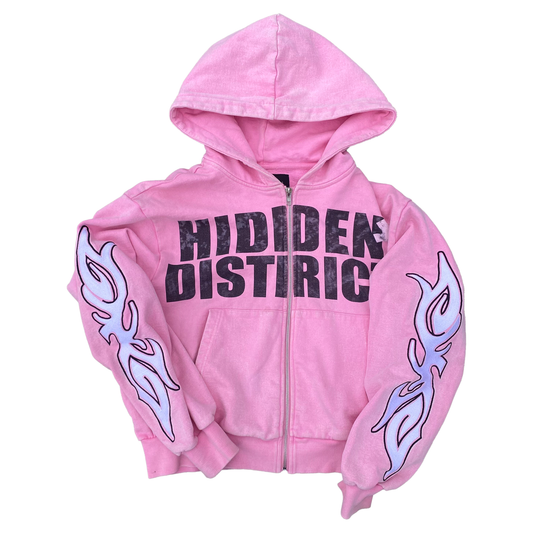 “Pink” hidden district zip up