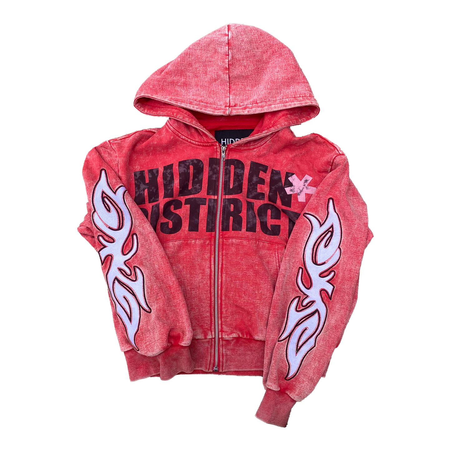 “Red” hidden district zip up